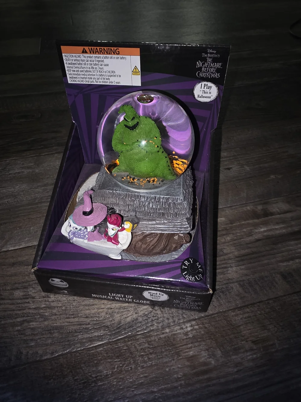 The Nightmare Before Christmas Oogie Boogie Snow Globe